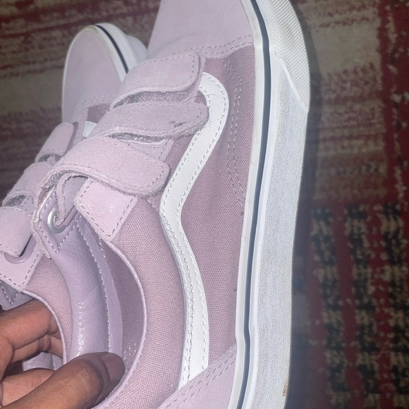 Lilac Old Skool Kids Vans👟 - Picture 8 of 10